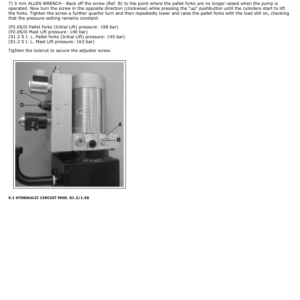 Hyster S1.2, 1.5S, S1.2S IL Stacker B442 Series Repair Manual - Image 5