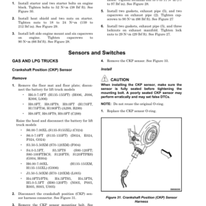 Hyster S135FT, S155FT Forklift Truck E024 Series Repair Manual (USA) - Image 5