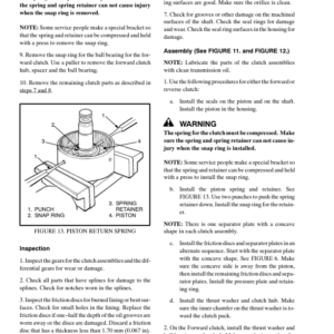 Hyster S25XM, S30XM, S35XM, S40XMS Diesel & LPG Forklift Truck C010 Series Repair Manual (USA) - Image 4