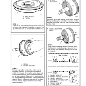 Hyster S40XM, S45XM, S50XM, S60XM, S65XM ForkLift Truck D187 Series Repair Manual (EU) - Image 4