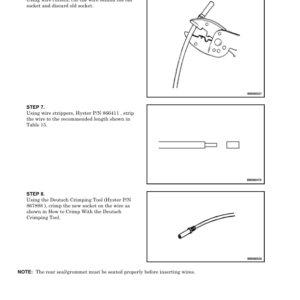 Hyster S50CT Lift truck B267 Series Repair Manual - Image 3