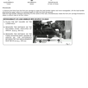 Hyster T1.0, T1.2, T1.5 Electric Forklift Truck A462 Series Repair Manual - Image 4