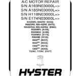 Hyster T5ZAC, T7ZAC Tow Tractors C477 Series Repair Manual - Image 1
