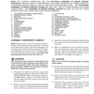 Hyster V30ZMD Electric Forklift Truck D210 Series Repair Manual - Image 3