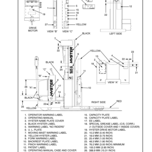 Hyster W20XTA, W30XTA, W40XTA Pallet Truck A453 Series Repair Manual - Image 5