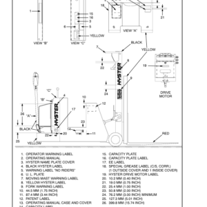 Hyster W20XTC, W30XTC, W40XTC Pallet Truck A454 Series Repair Manual - Image 6