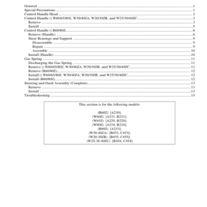 Hyster W25ZC, W30ZC, W40ZC Pallet Stackers C454 Series Repair Manual - Image 3