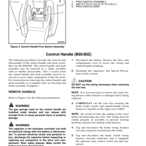 Hyster W30ZA, W40ZA Pallet Stacker B453 Series Repair Manual - Image 4