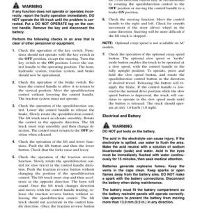 Hyster W60Z, W65Z, W80Z Pallet Truck B231 Series Repair Manual - Image 4