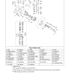 Utilev UT15-25PFE Forklift A374 Series Repair Manual - Image 6