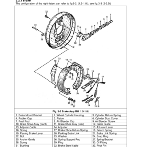 Utilev UT15-25PFE Forklift A374 Series Repair Manual - Image 3