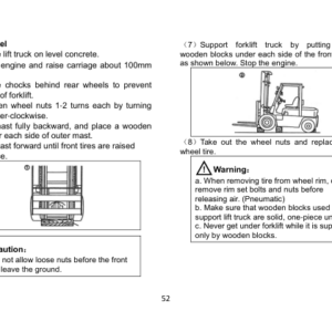 Utilev UT20-32C Forklift A273 Series Repair Manual - Image 6