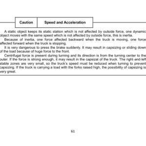 Utilev UT20-32C Forklift A273 Series Repair Manual - Image 3