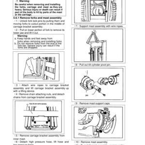 Utilev UT30-35PFE Forklift A392 Series Repair Manual - Image 5