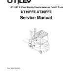 Utilev UT30-35PFE Forklift A396 Series Repair Manual - Image 1