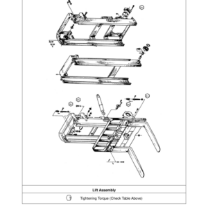 Utilev UT40-50PS Forklift A408 Series Repair Manual - Image 5