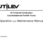Utilev UT50-70P Forklift A417 Series Repair Manual - Image 1