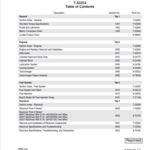 Case 85XT, 90XT, 95XT SkidSteer Service Repair Manual