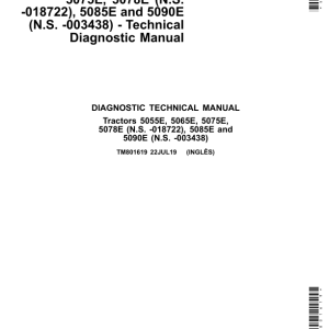 John Deere 5055E, 5065E, 5075E, 5078E (-018722), 5085E, 5090E (-003438) Tractors Repair Manual (South America) - Image 2