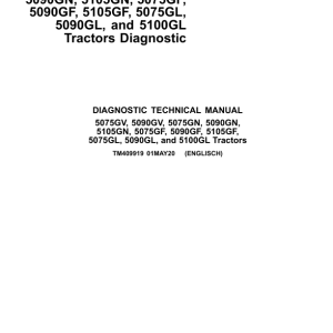 John Deere 5075GV, 5075GN, 5075GF, 5075GL Tractors Repair Manual (MY17-19, F5D-IT4 Engine) - Image 2