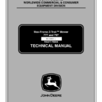 John Deere 777, 797 Max-Frame ZTrak Mower Repair Manual TM2077