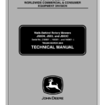 John Deere JS60H, JS63, JS63C Walk Behind Rotary Mowers Repair Manual TM2209