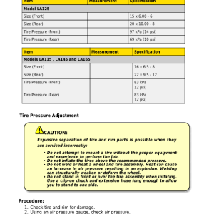 John Deere LA105, LA115, LA125, LA135, LA145, LA155, LA165, LA175 Tractors Repair Manual - Image 5