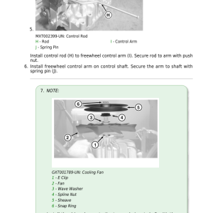 John Deere X115R, X135R, X155R, 92H, 107H Lawn Tractors Repair Manual (TM113419) - Image 3