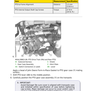 John Deere X710, X730, X734, X738, X739 Lawn Tractors (SN before 040000) (TM122719) - Image 3