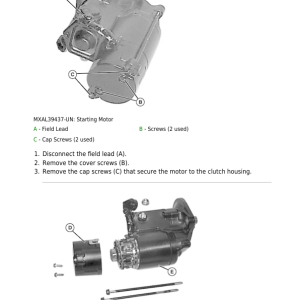 John Deere X950R Lawn Tractor Repair Manal (S.N 030001 - ) (TM142619) - Image 2