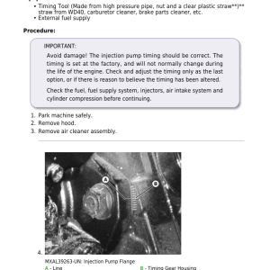 John Deere X950R Lawn Tractor Repair Manual (S.N - 030000 ) (TM129319) - Image 4