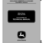 John Deere Z445, Z465 EZtrak Mower Repair Manual TM1499 (SN before -100000)