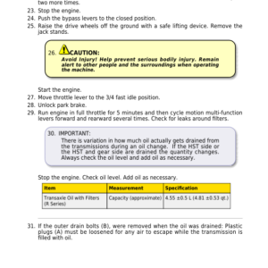 John Deere Z950M, Z955M EFI, Z960M, Z920R, Z930R, Z950R, Z960R, Z970R Mower Repair Manual (Copy) - Image 4