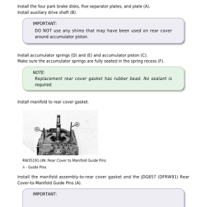 John Deere 8100, 8200, 8300, 8400 Tractors Repair Manual (TM1575 and TM1576) - Image 3