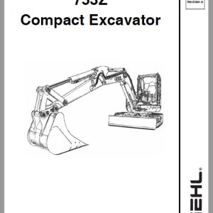 Gehl GE 753Z Excavator Repair Service Manual