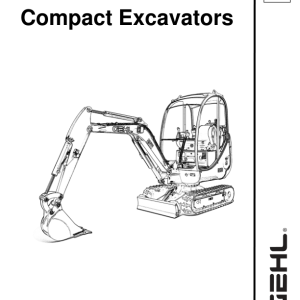 Gehl GE 153, GE 193, GE 223 Excavator Repair Service Manual - Image 3