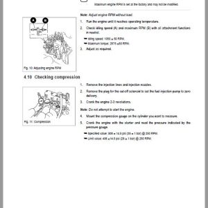 Gehl GE 803 Compact Excavator Repair Service Manual - Image 4