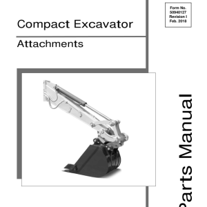 Gehl Z27, Z35, Mustang 270Z, 350Z Compact Excavator Repair Service Manual - Image 3