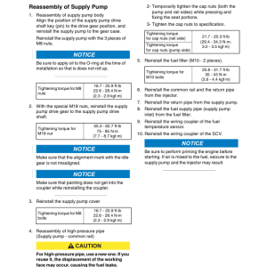 Gehl Z55, Mustang 550Z Compact Excavator Repair Service Manual - Image 6