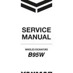 Yanmar B95W Wheeled Excavator Service Repair Manual - Image 2