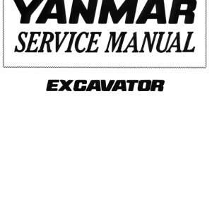 Yanmar B50-2B, B50-2BUS Crawler Excavators Service Repair Manual