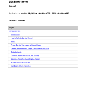 Valtra A650, A750, A850, A950, A990 Tractors Repair Manual