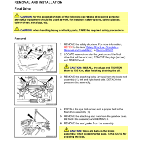 Valtra A650, A750, A850, A950, A990 Tractors Repair Manual - Image 5