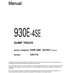 Komatsu 930E-4SE Dump Truck Service Repair Manual - Image 2