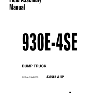 Komatsu 930E-4SE Dump Truck Service Repair Manual - Image 3