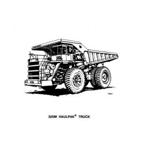 Komatsu 325M Dump Truck (Haulpack) Service Repair Manual - Image 2