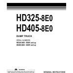 Komatsu HD325-8E0, HD405-8E0 Dump Truck Service Repair Manual - Image 2