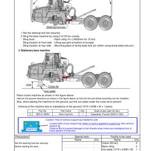 Komatsu HM300-5E0 Dump Truck Service Repair Manual - Image 6