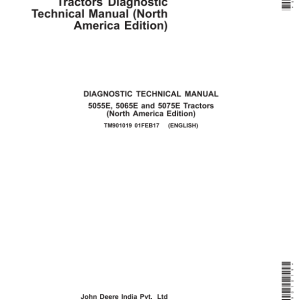 John Deere 5055E, 5065E, 5075E Tractors Repair Manual (North America, Start - MY2013) - Image 2