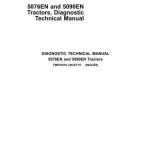 John Deere 5076EN, 5090EN Tractors Service Repair Manual - Image 2